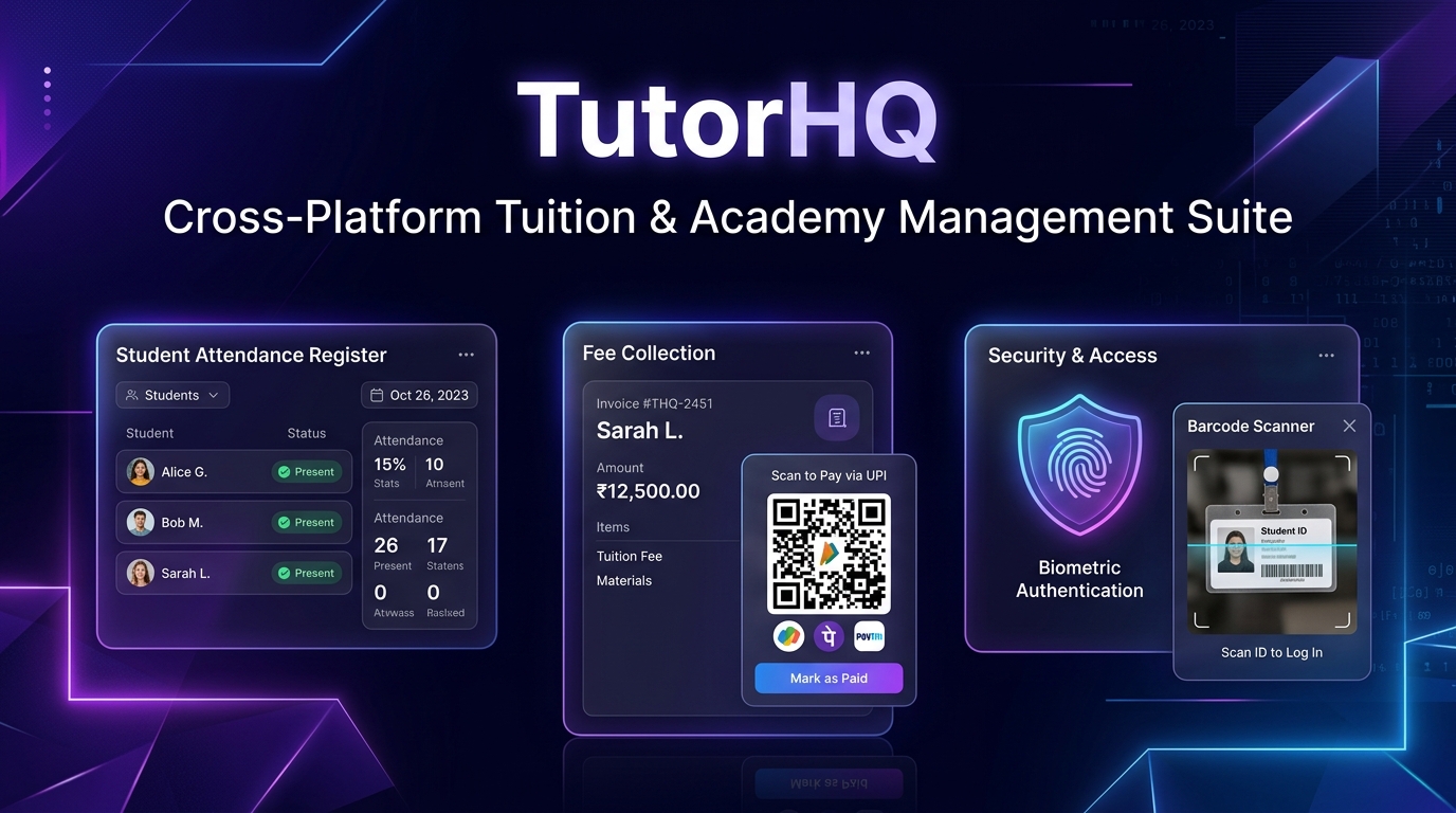 TutorHQ Suite interface preview
