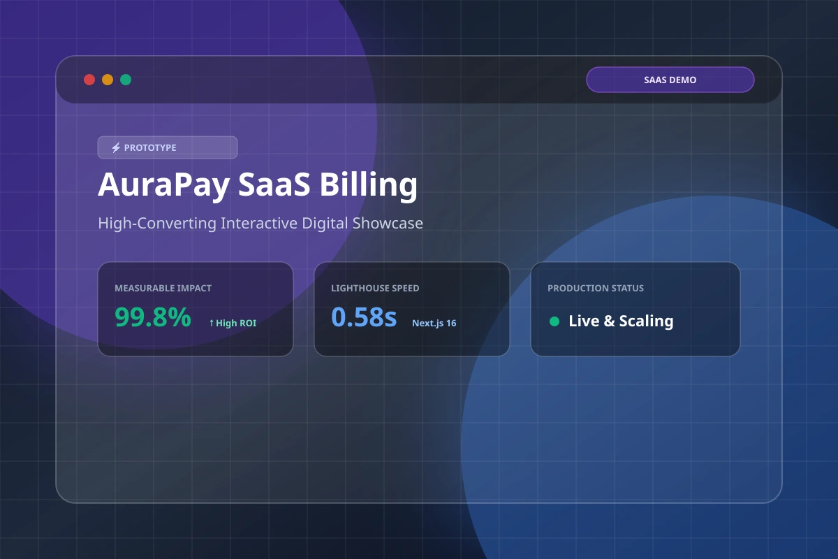 AuraPay — Fintech Billing & Subscription Infrastructure — ProNext Labs Portfolio